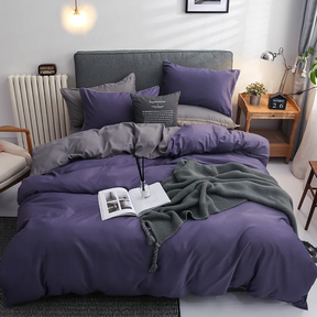 Roupa de Cama Completa Madri em Algodão e Poliéster 4pçs